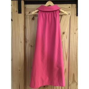 STS Sail To Sable Sleeveless Pink  Button Back Cowl Neck  Dress Sz XL NWT P10